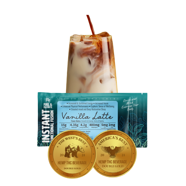 Vanilla Latte Functional Instant Coffee with Delta-9 THC