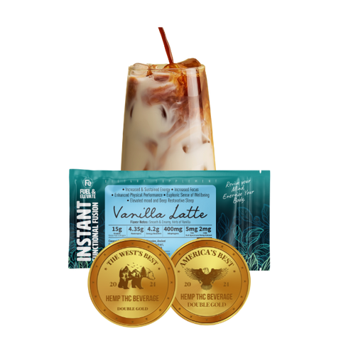 Vanilla Latte Functional Instant Coffee with Delta-9 THC