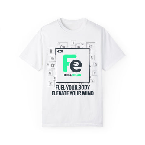 Fuel & Elevate 420 Periodic Table Unisex - White Front