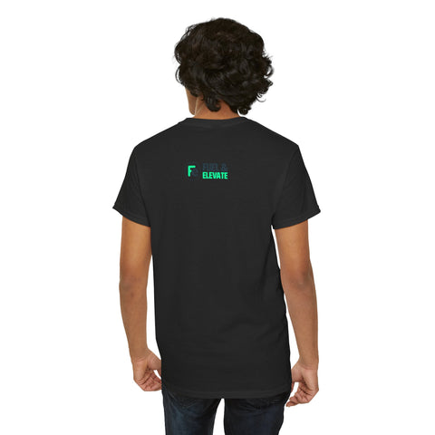 F&E Splash Black Unisex Heavy Cotton Tee