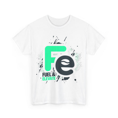 F&E Splash Black Unisex Heavy Cotton Tee