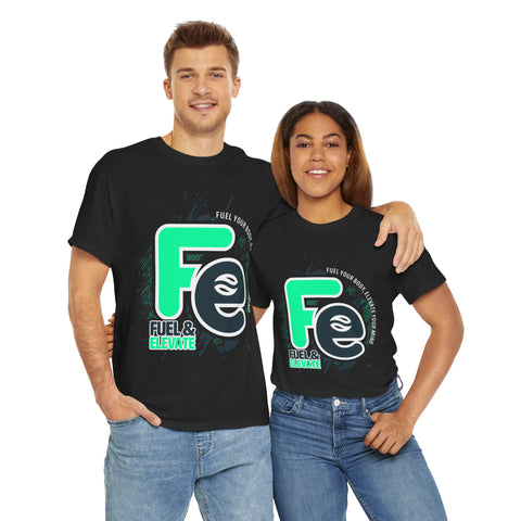 F&E Splash Black Unisex Heavy Cotton Tee