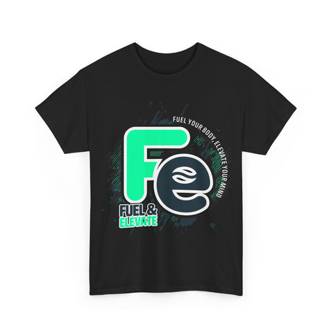 F&E Splash Black Unisex Heavy Cotton Tee