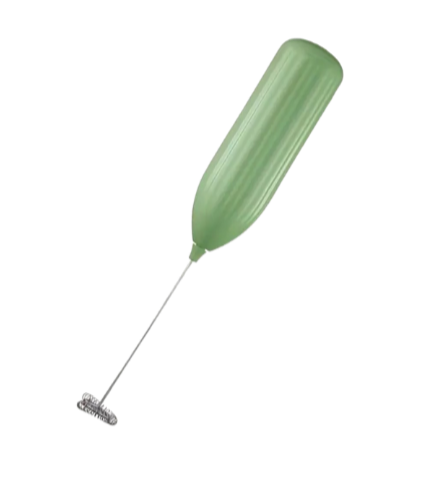 Green milk frother