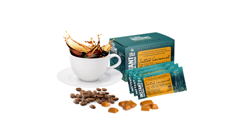 Salted Caramel Functional Instant Coffee with Delta-9 THC